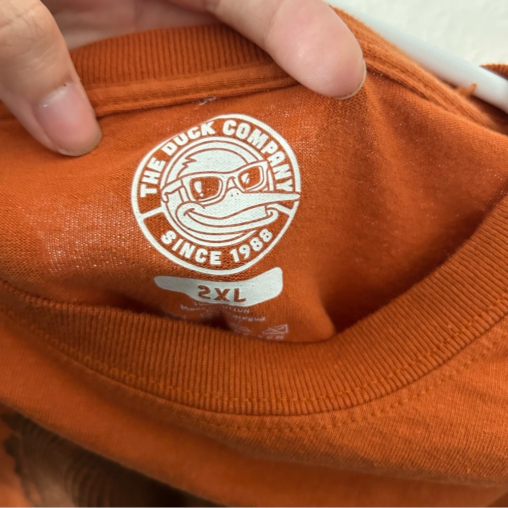 🌿 Orange Great Smoky Mountain Graphic Bear T-Shirt - Picture 3 of 5